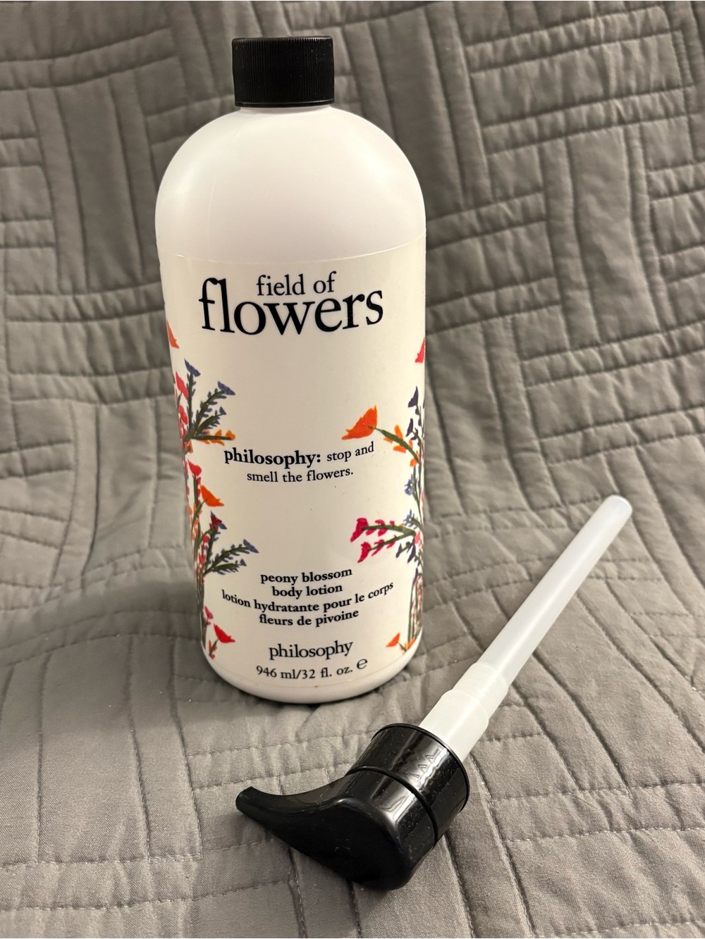 Philosophy Field of Flowers Peony Blossom Body Lotion 32 oz NEW w/ Seal & Pump